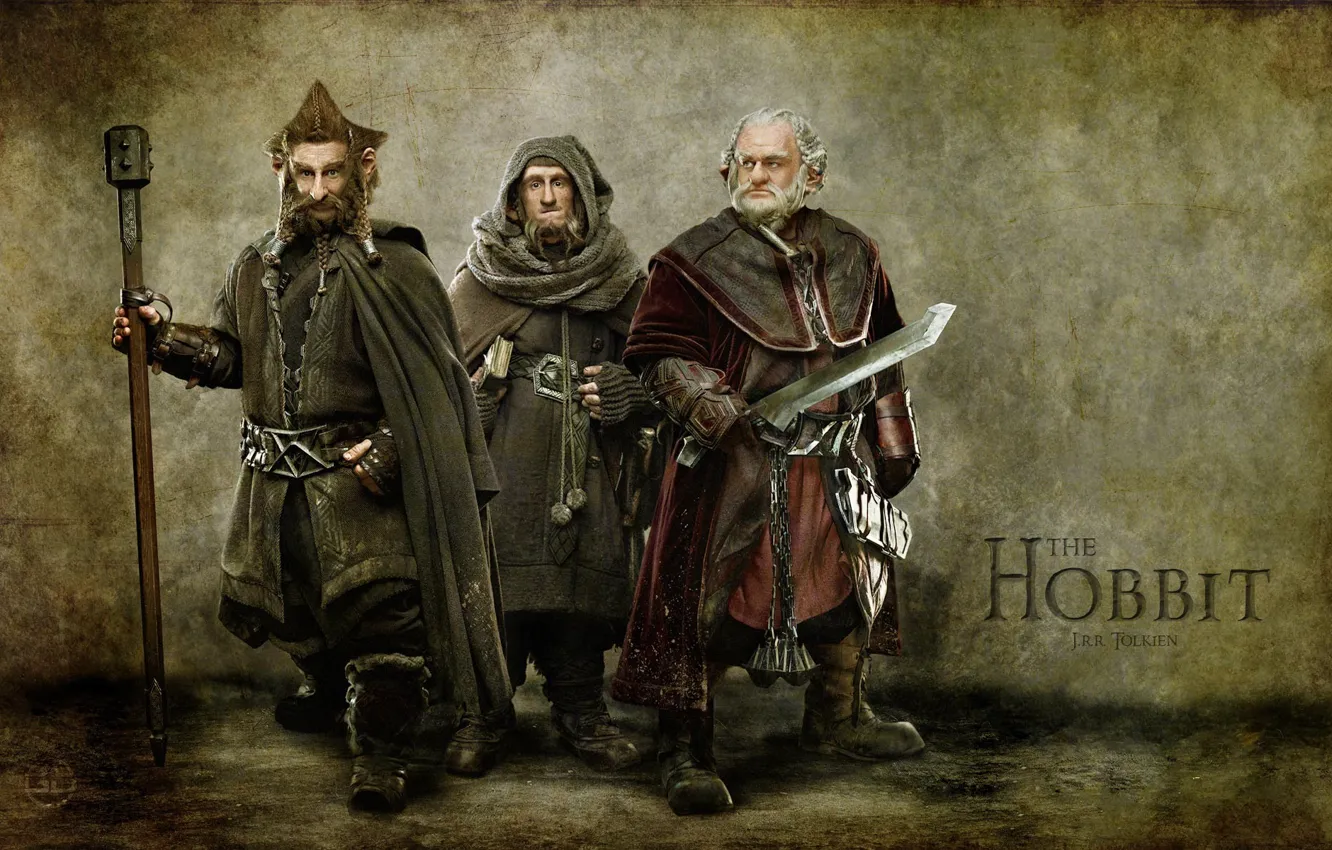 Photo wallpaper movie, the film, dwarves, actors, The hobbit, The Hobbit