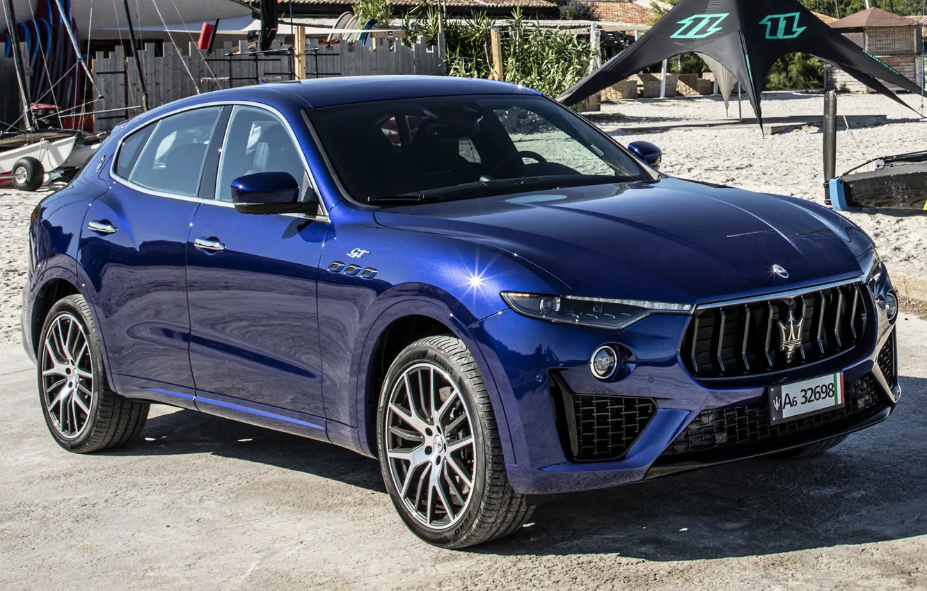 Photo wallpaper Hybrid, exterior, Sport Package, Maserati Levante, 2021, Maserati Levante Hybrid GT