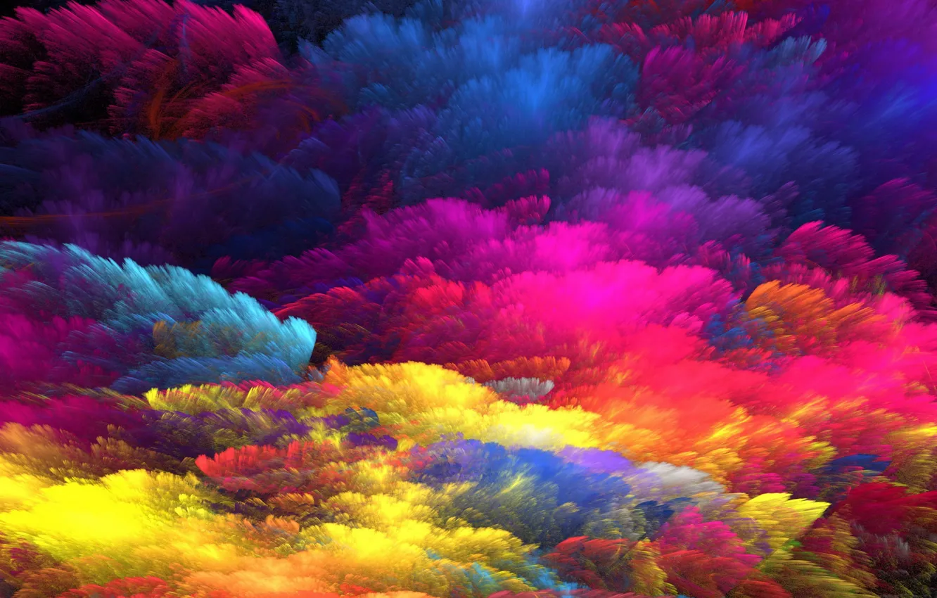Photo wallpaper background, paint, colors, colorful, abstract, rainbow, background, splash
