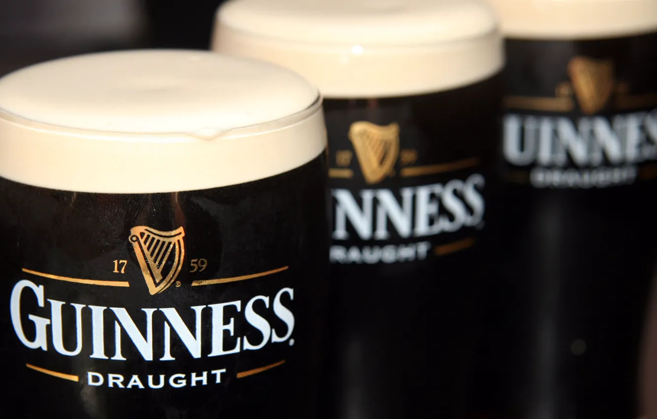 Photo wallpaper food, beer, Guinness, Guinness
