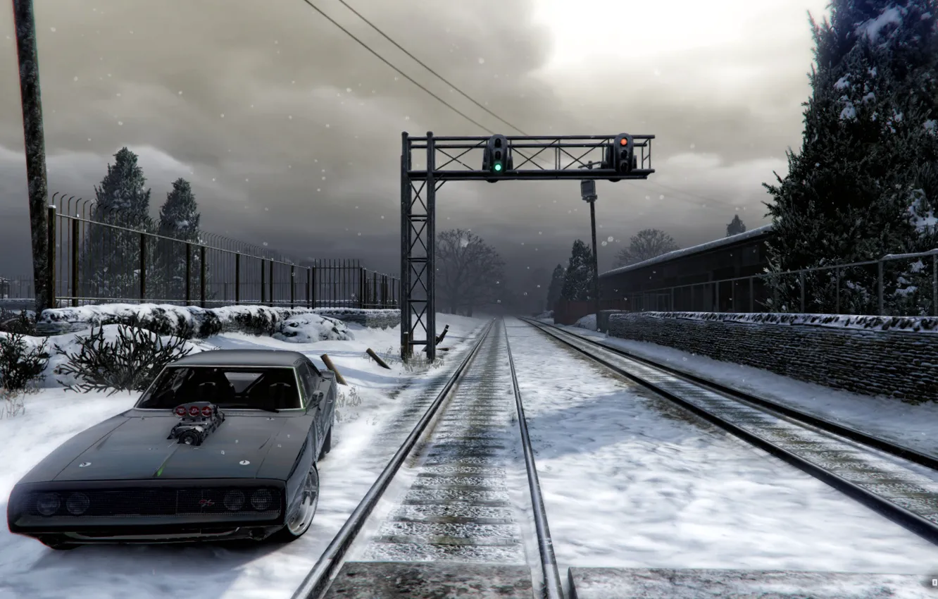 Photo wallpaper car, Dodge, gta 5, mods, North Yankton