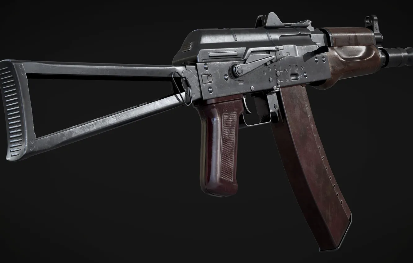Photo wallpaper Kalashnikov, The AKS-74, Compact machine