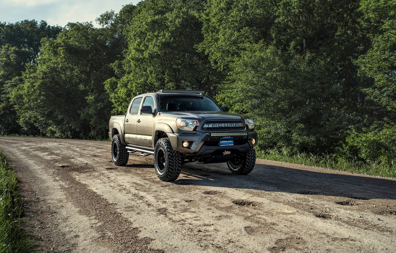 Photo wallpaper Toyota, pickup, Toyota, Tacoma, Tacoma
