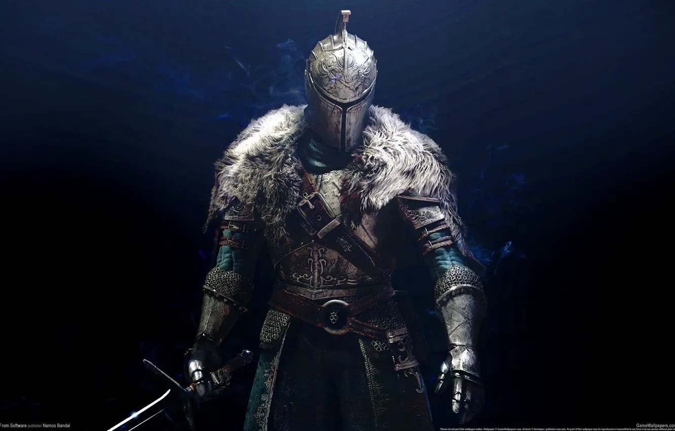 Photo wallpaper game, armor, background, warrior, knight, Dark Souls 2