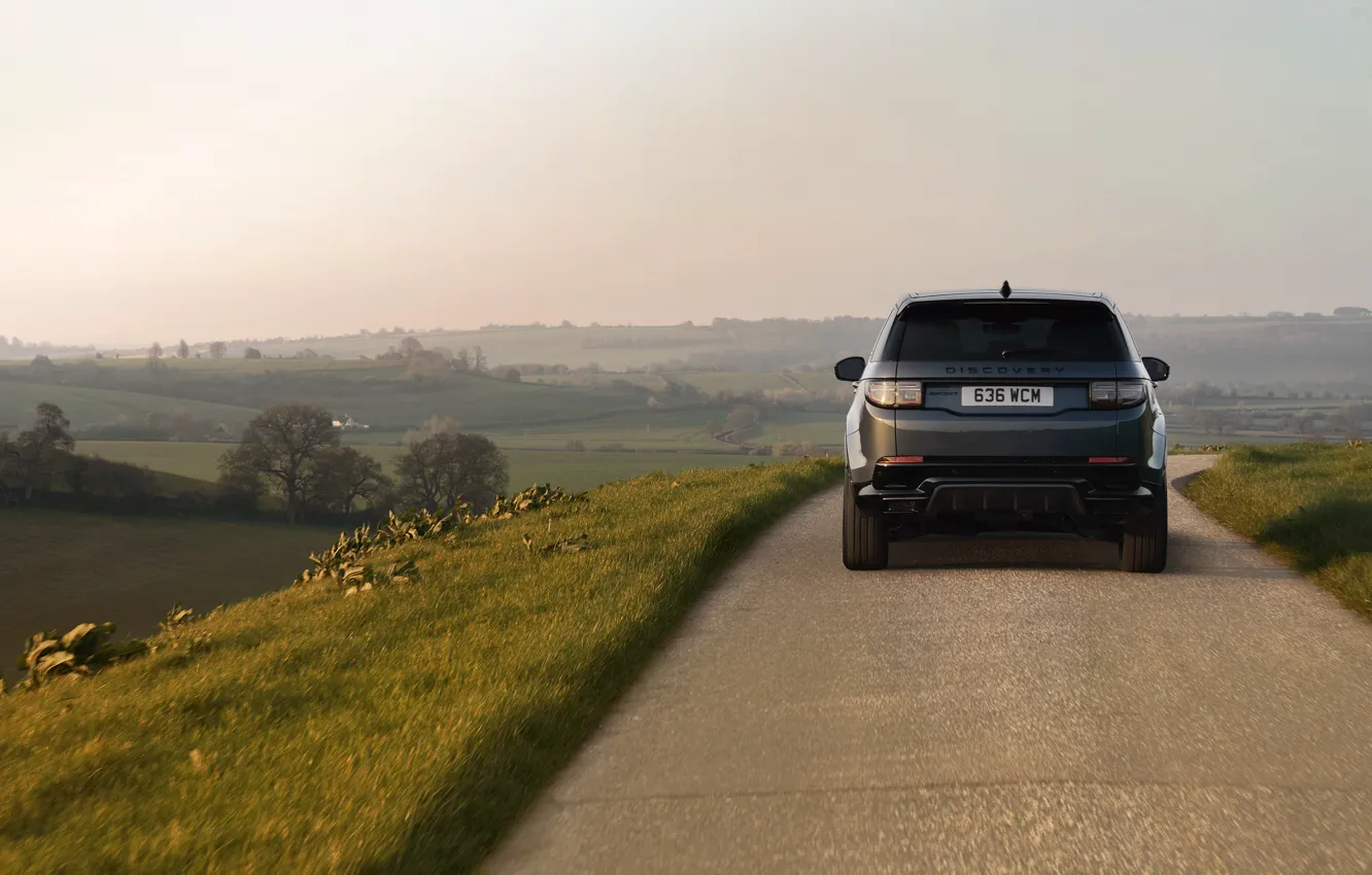 Photo wallpaper Land Rover, SUV, rear view, Land Rover Discovery Sport HSE
