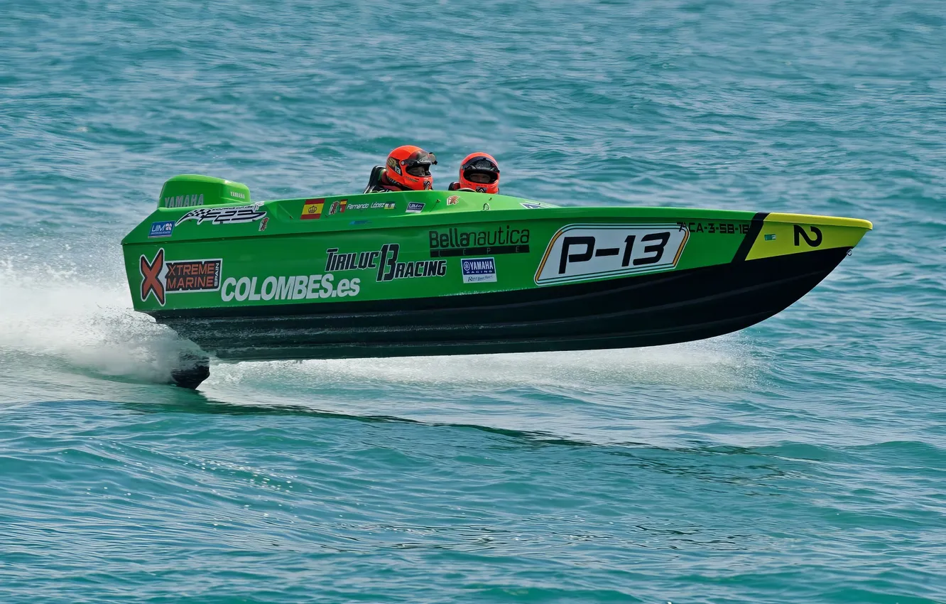 Photo wallpaper race, boat, speed