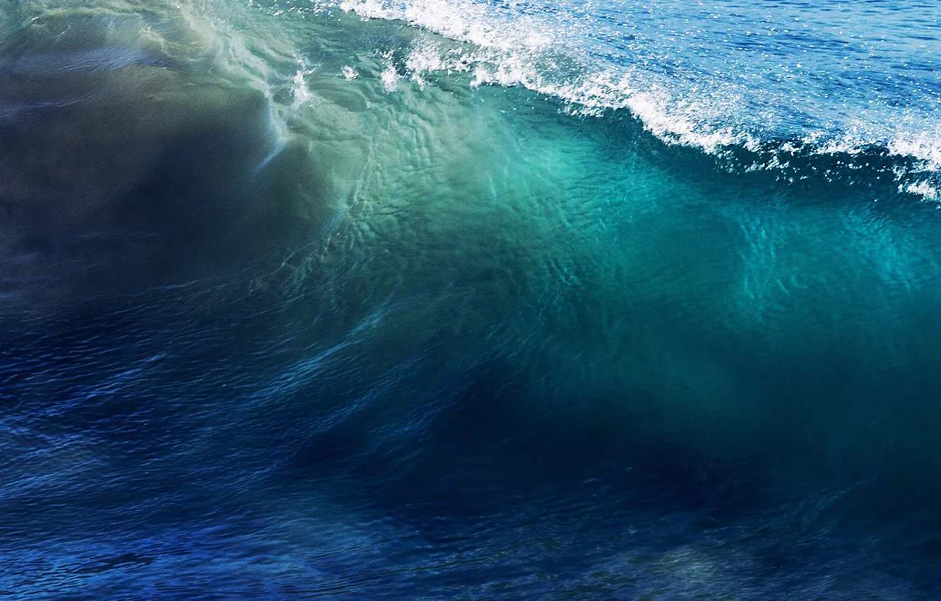 Photo wallpaper sea, summer, blue, the ocean, wave