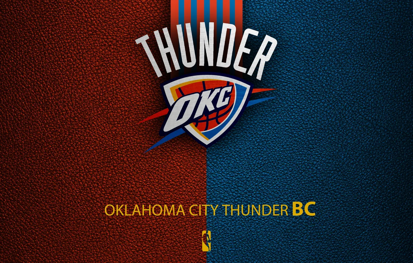 Photo wallpaper wallpaper, logo, basketball, NBA, Sport, Oklahoma City Thunder