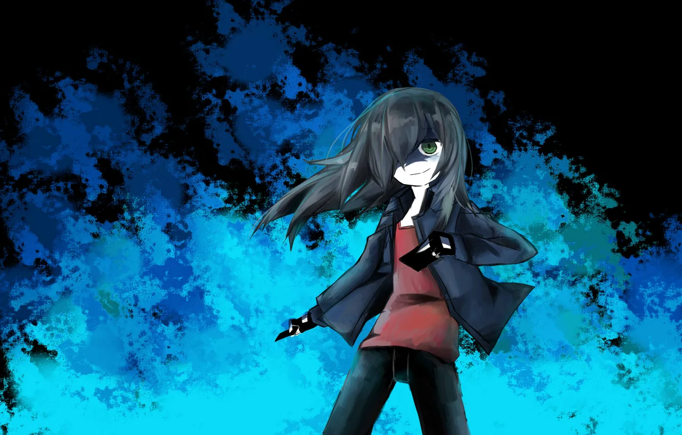 Photo wallpaper girl, background, map, gloves, WataMote, They will meet the ga mote kris no of spot …