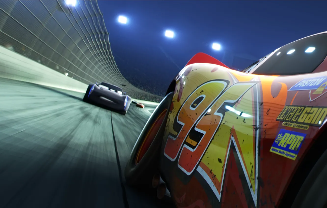 Photo wallpaper car, cinema, Disney, cars, race, speed, movie, film