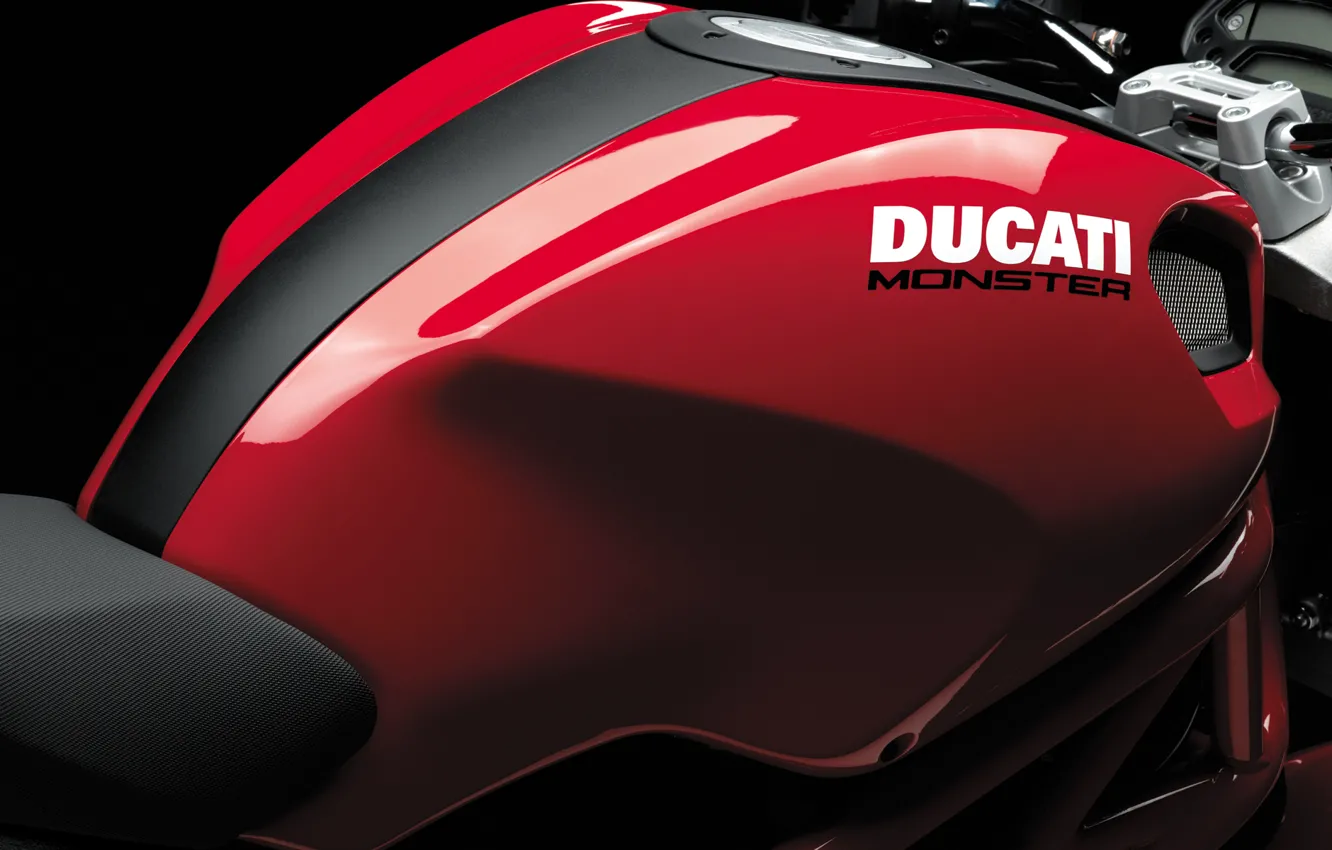 Photo wallpaper red, ducati, monster 696