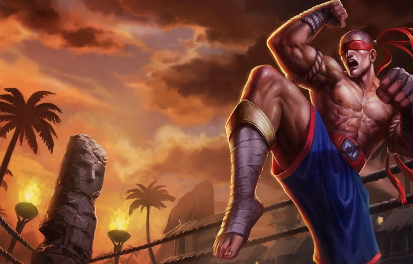 Photo wallpaper Muay Thai, Lee Sin, Baba