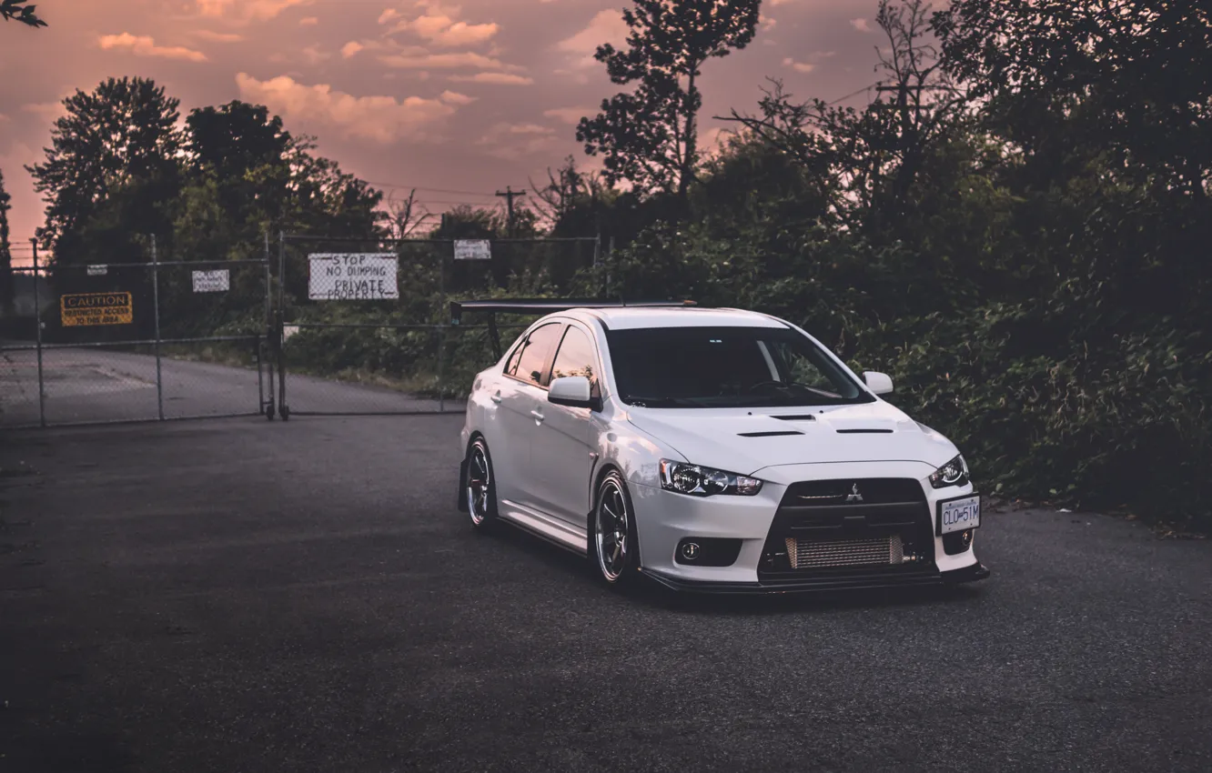 Photo wallpaper Mitsubishi, Evolution, lancer, X, 10