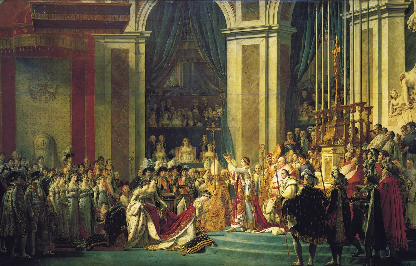 Photo wallpaper France, Napoleon, Coronation, Royal