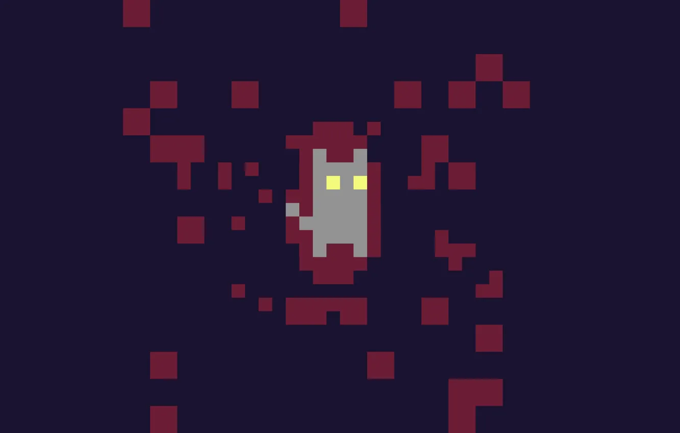 Photo wallpaper winter, summer, eyes, cat, yellow, grey, minimalism, Mario