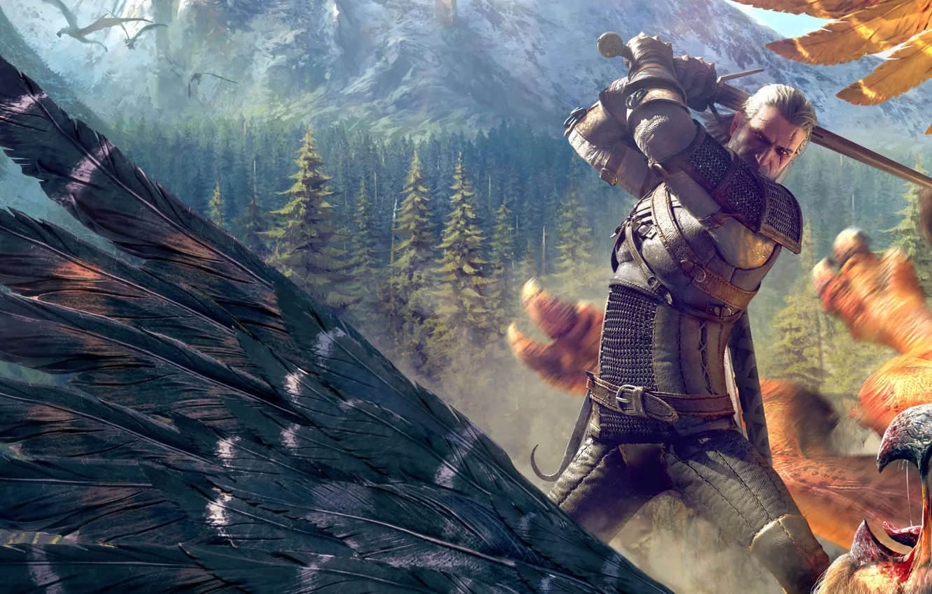 Photo wallpaper The Witcher, Geralt, CD Projekt RED, The Witcher 3: Wild Hunt, Geralt, The Witcher 3: …