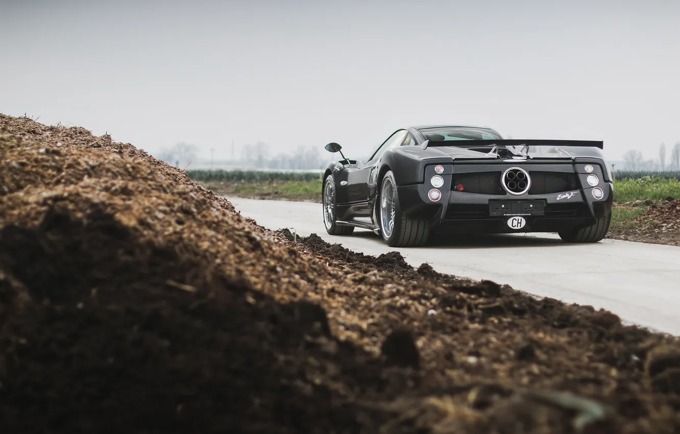 Photo wallpaper car, wallpaper, Pagani, Zonda, Supercar