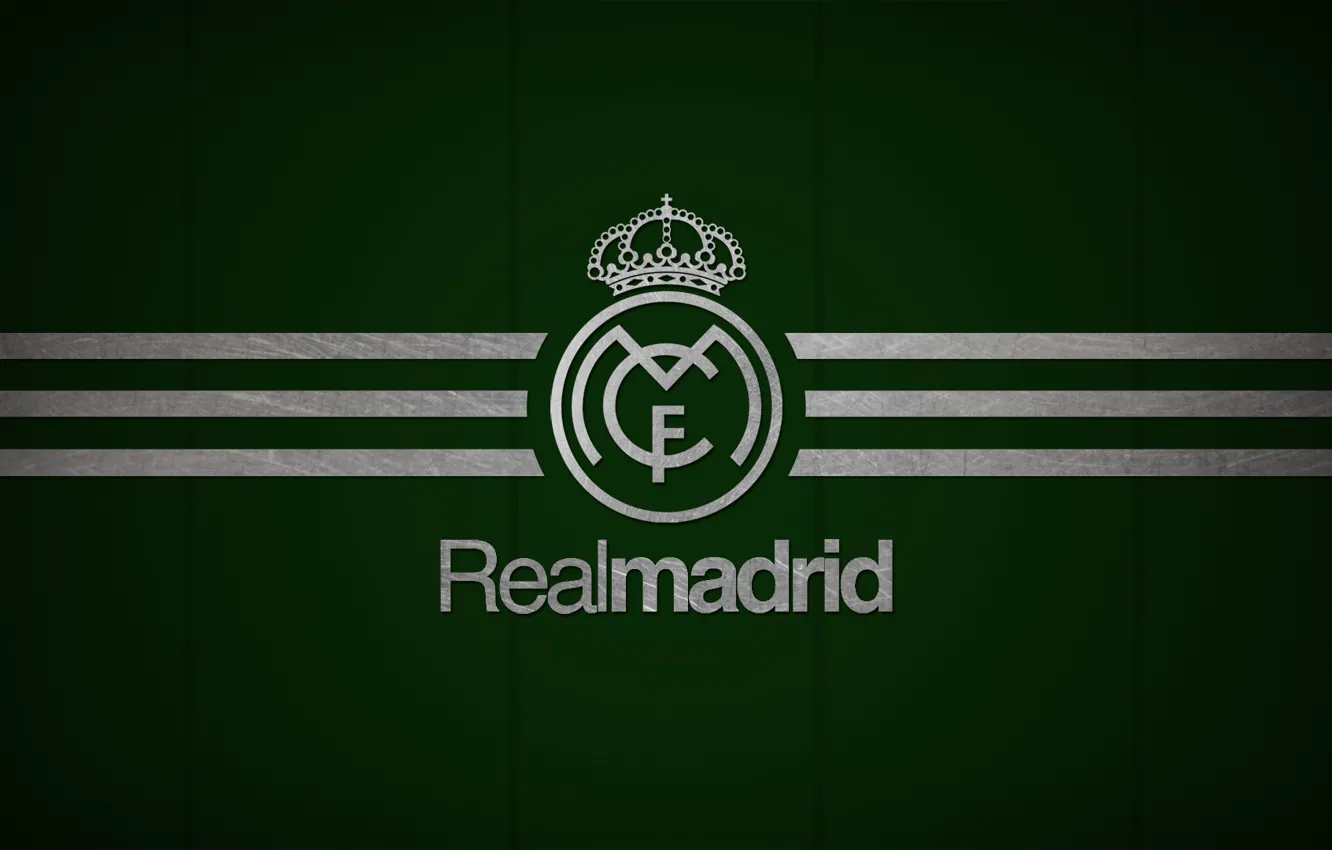 Photo wallpaper Dark, logo, emblem, Green, minimalism, texture, background, football