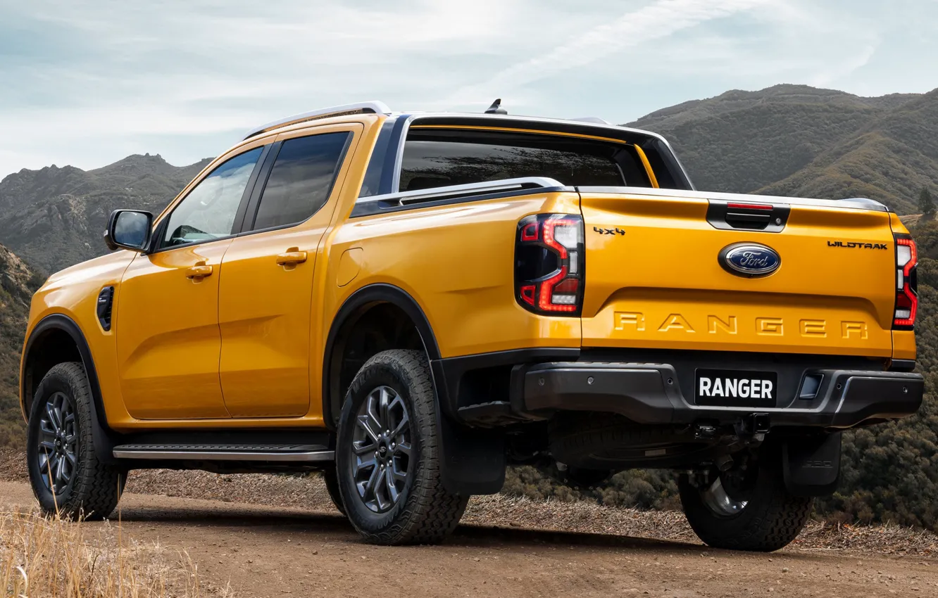 Photo wallpaper Ford, pickup, exterior, Ranger, Double Cab, Wildtrak, 2022