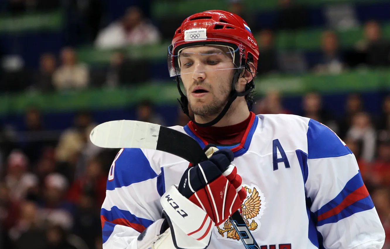 Photo wallpaper athlete, Russia, hockey, hockey player, Alexander Ovechkin