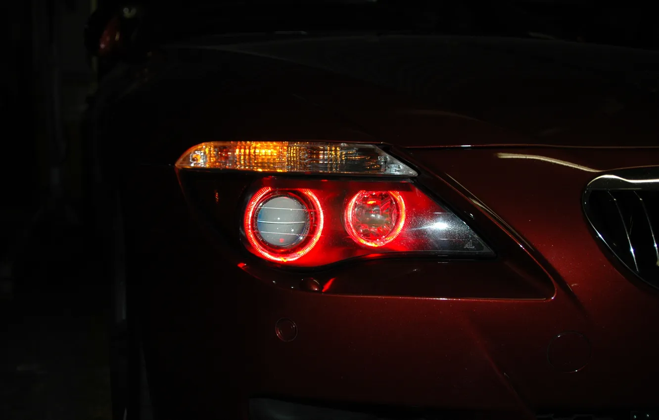 Photo wallpaper BMW, red