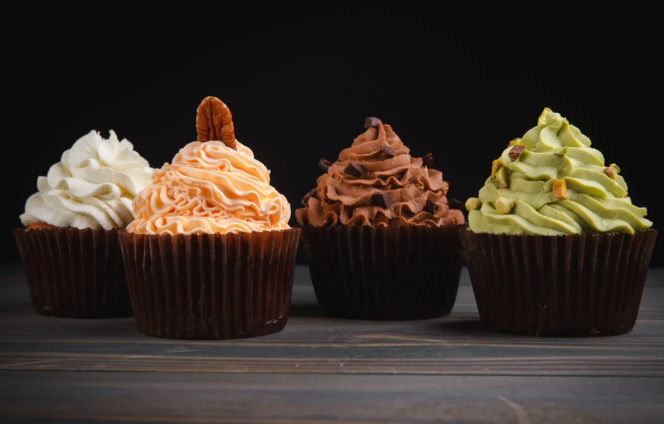 Photo wallpaper cake, cream, dessert