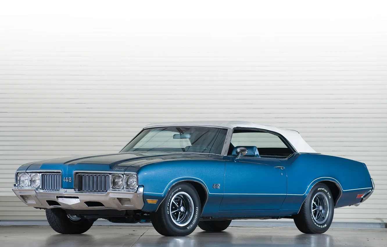 Photo wallpaper retro, car, Oldsmobile, 442 convertible