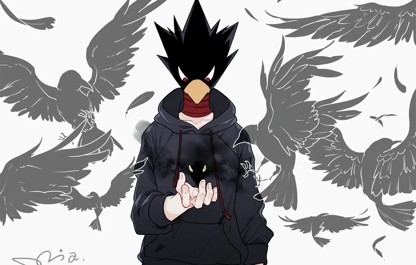 Photo wallpaper shadow, art, guy, Boku no Hero Academy, My hero Academy