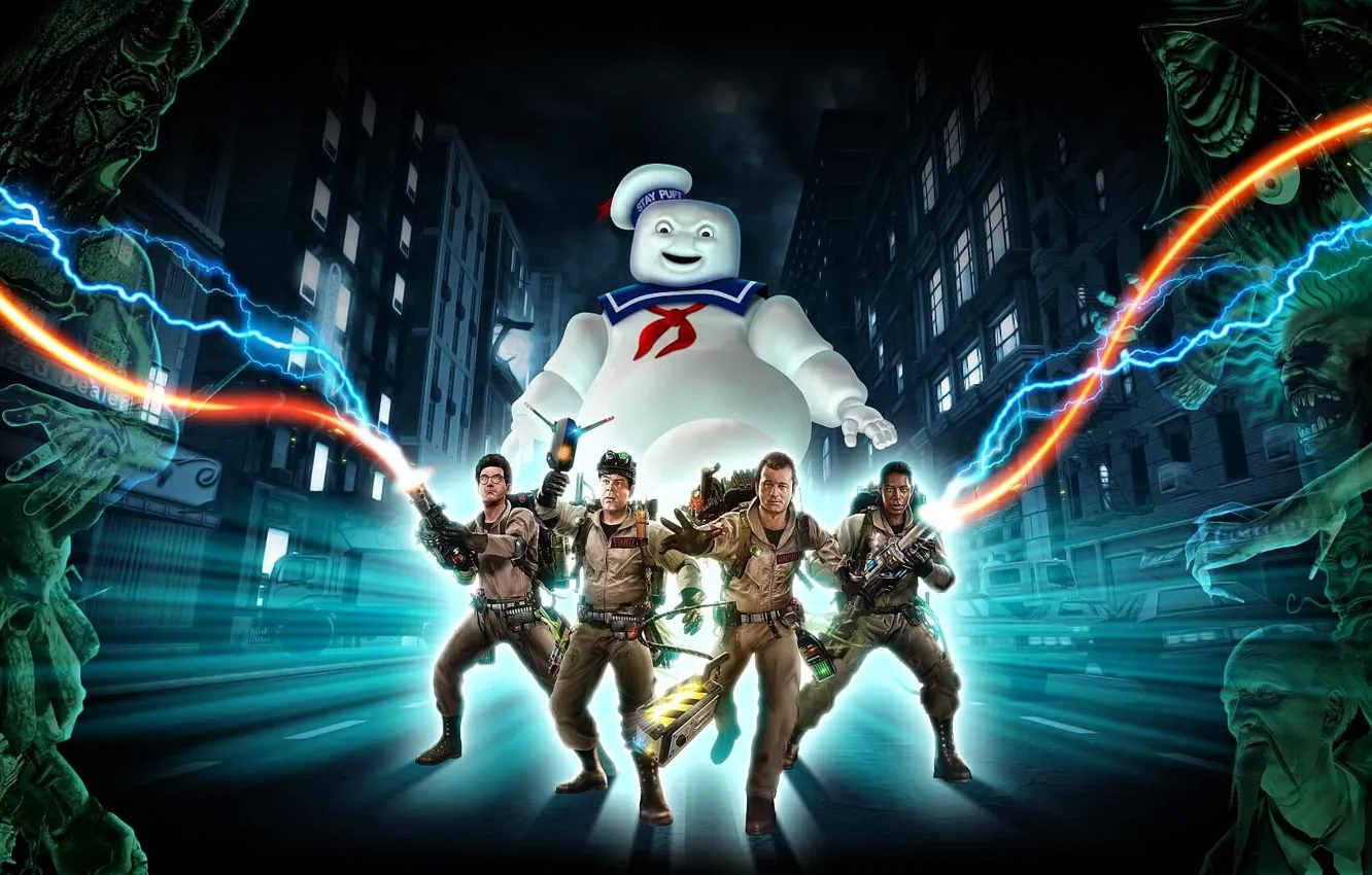 Photo wallpaper fiction, the game, adventure, Ghostbusters, Video Game, Ghostbusters