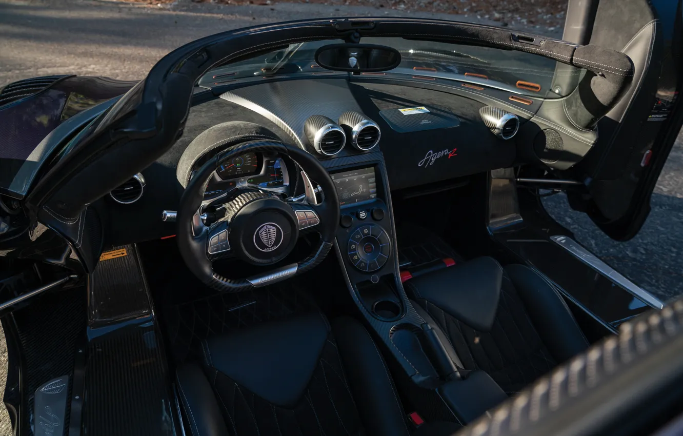 Photo wallpaper Koenigsegg, Agera, Koenigsegg Agera R, car interior