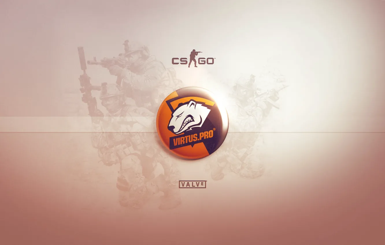 Photo wallpaper smoke, bear, logo, Counter-Strike, Virtus.pro, Virtus.about, Virtuspro