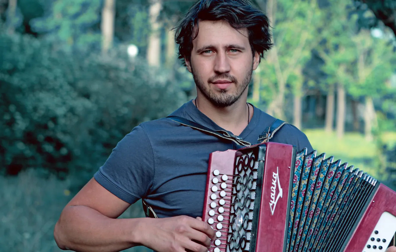 Photo wallpaper actor, rock, singer, accordion, Igor Rasteryaev, art song