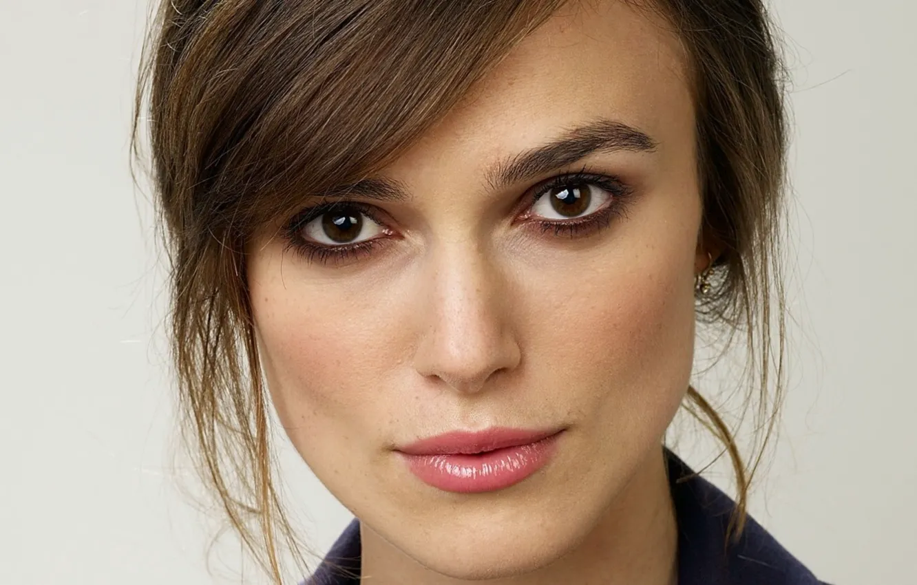 Photo wallpaper look, brown hair, Keira Christina Knightley, Christina Knightley, Keira Christina Knightley