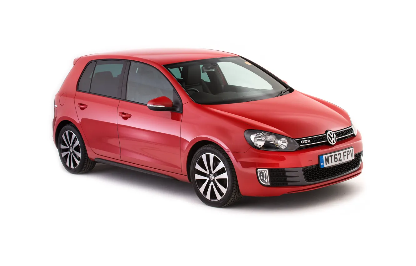 Photo wallpaper Volkswagen, white background, Golf, golf, Volkswagen
