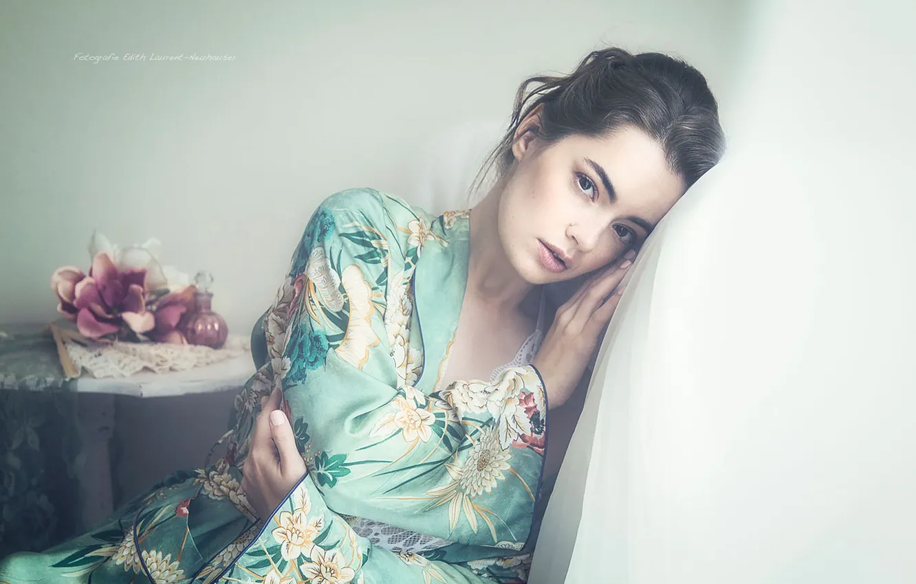 Photo wallpaper look, model, beautiful girl, Nega, Edith Laurent