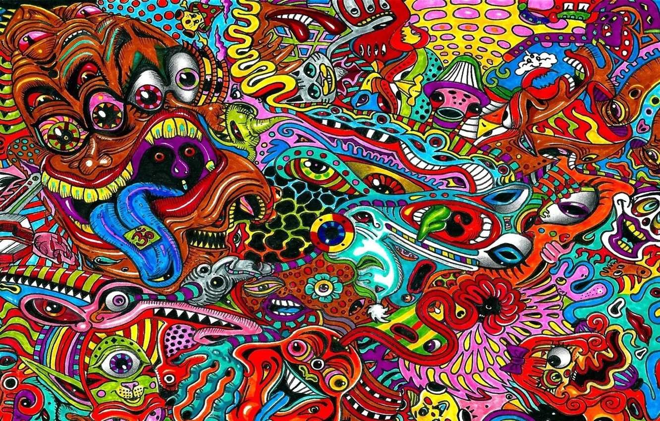 Photo wallpaper graffiti, art, mozgovenko