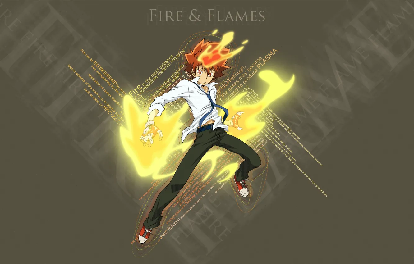 Photo wallpaper guy, katekyo Hitman reborn, Sawada Tsuyoshi, Teacher mafia Reborn