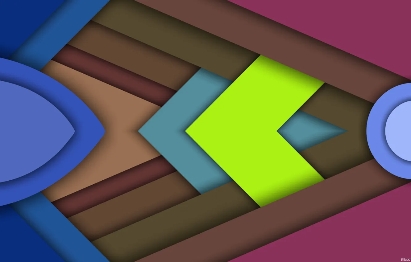 Photo wallpaper color, shadow, figure, saver, layer