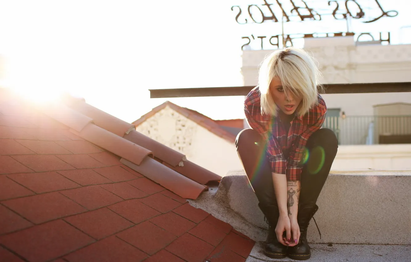 Photo wallpaper girl, background, Alysha Nett