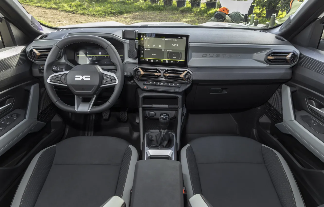 Photo wallpaper interior, Duster, Extreme, Dacia, car interior, 2024, Dacia Duster Extreme