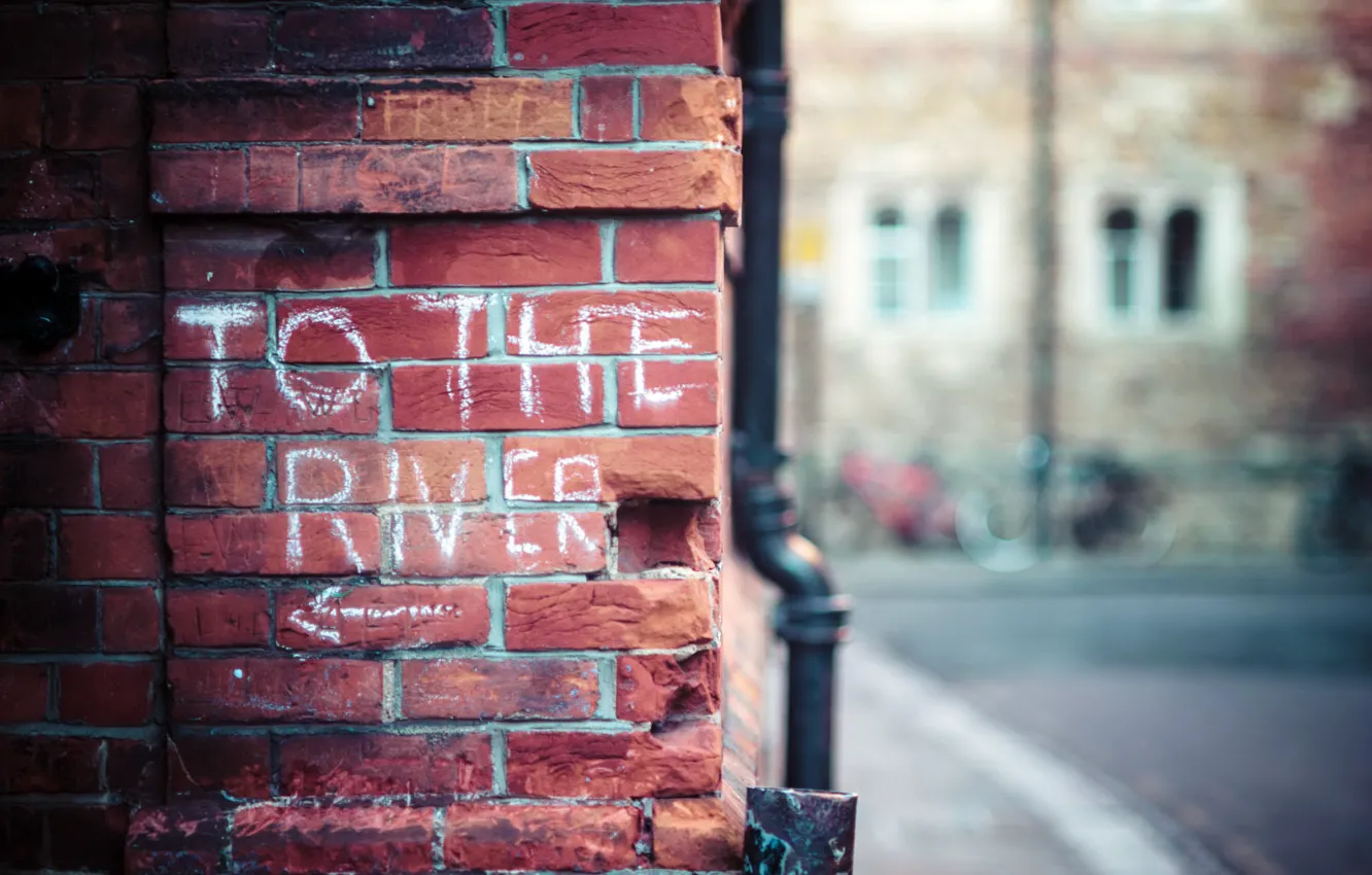 Photo wallpaper the city, street, home, angle