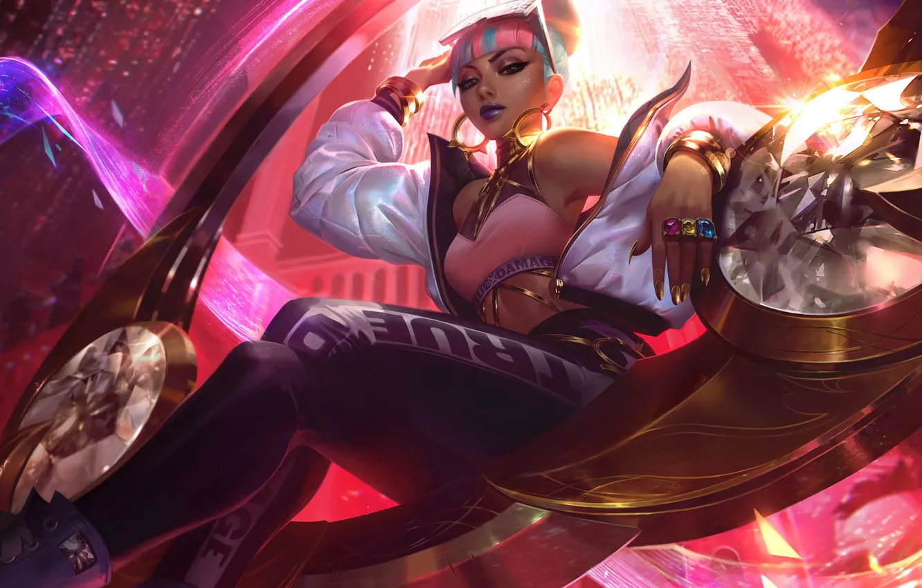 Photo wallpaper look, decoration, the game, earrings, game, characters, League of Legends, look