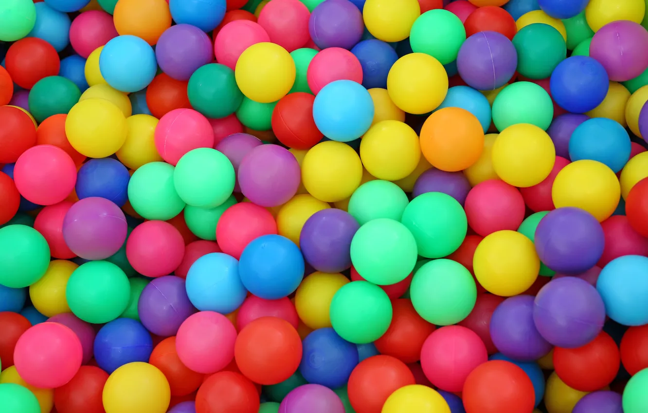 Photo wallpaper balls, background, balls, bright, colored, colors, colorful, rainbow