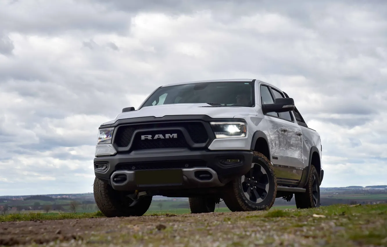 Photo wallpaper car, Dodge, nature, Machine, off, Drive, cargo, Dodge Ram