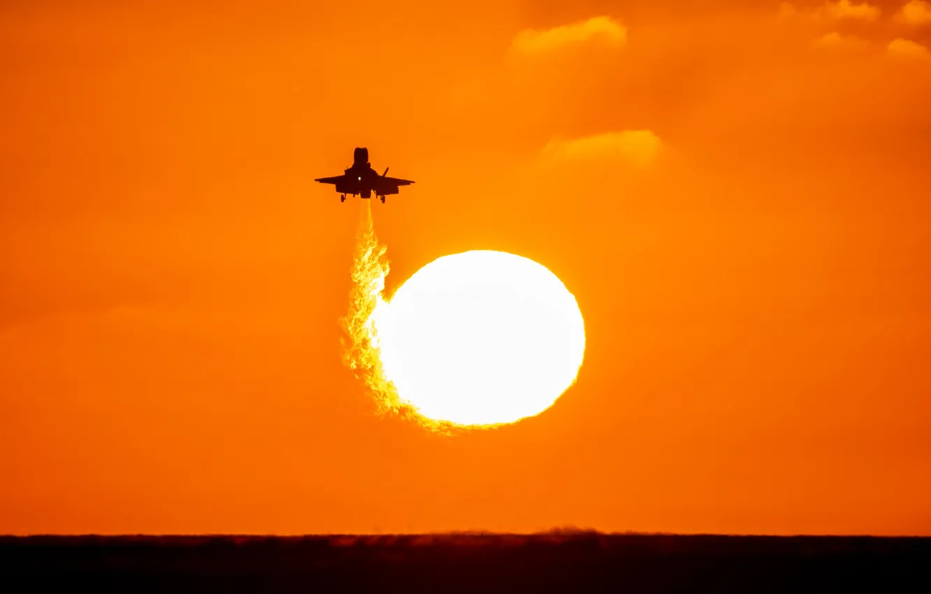 Photo wallpaper military, war, plane, jet