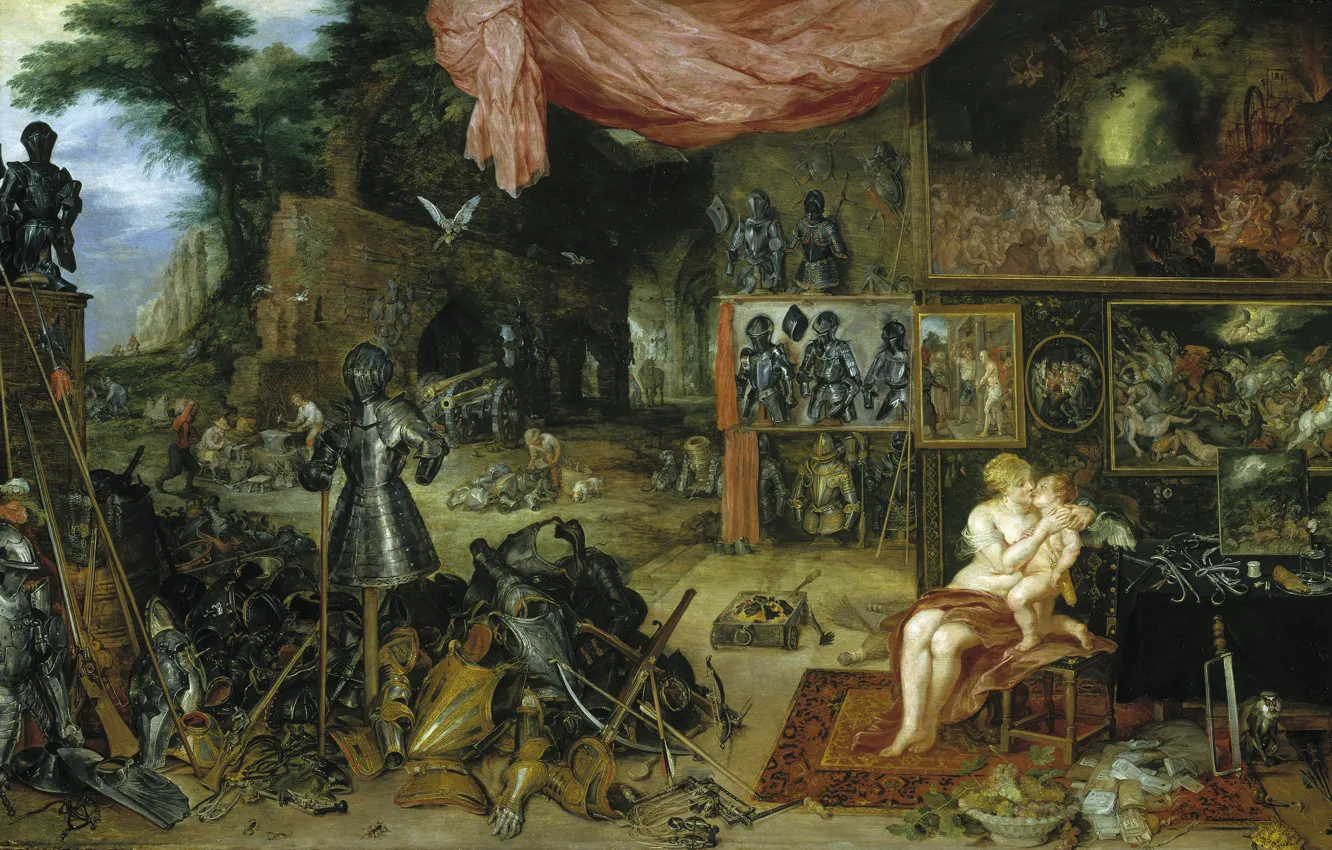 Photo wallpaper picture, giovis, Jan Brueghel I, artists, Peter Paul Rubens