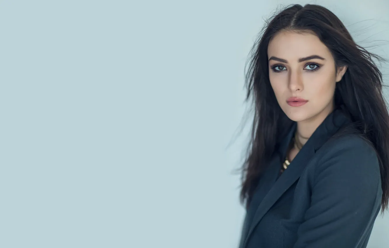 Photo wallpaper girl, hot, sexy, eyes, smile, beautiful, figure, model