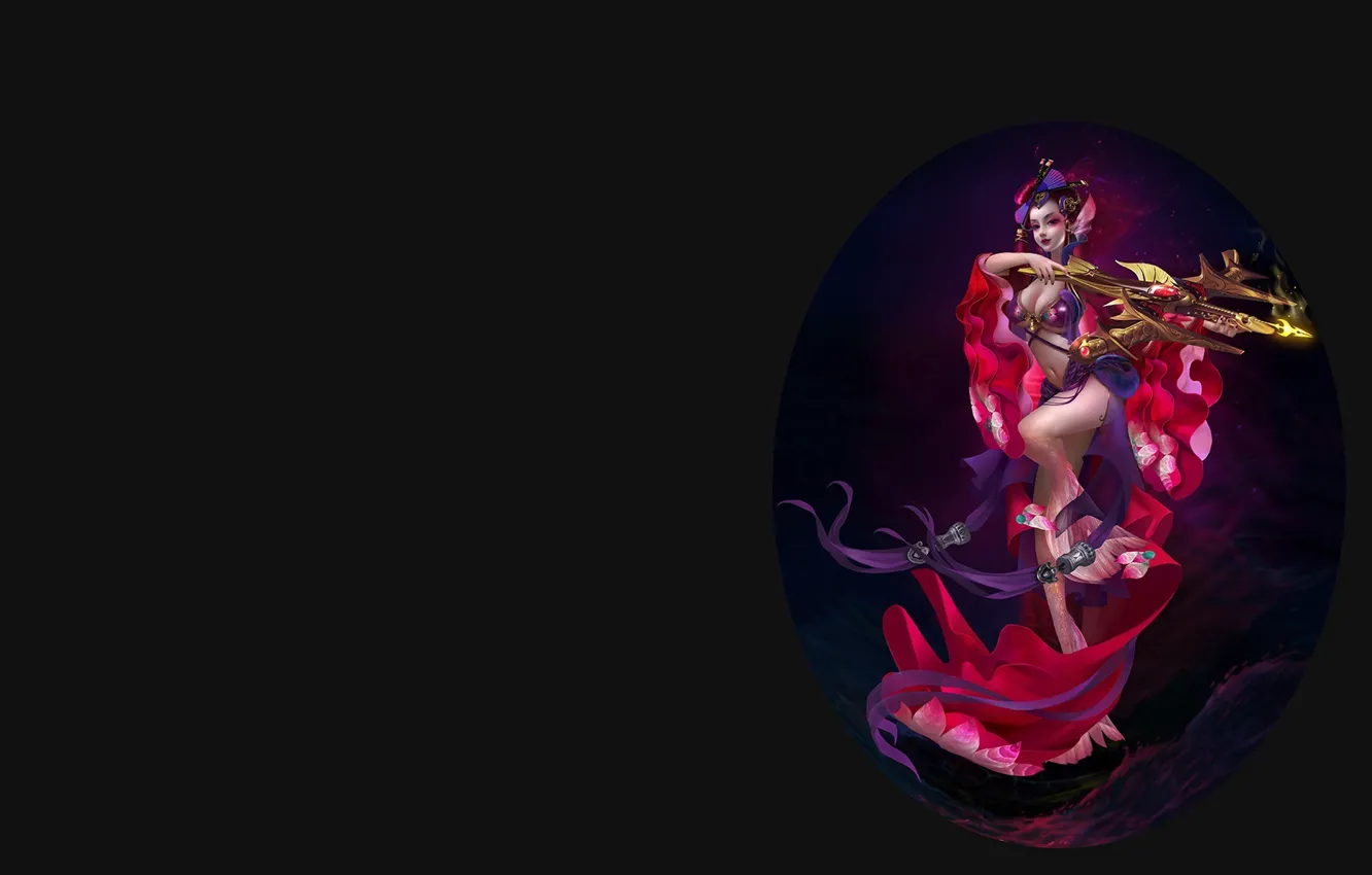 Photo wallpaper girl, fantasy, arrows, art, hunter, crossbow