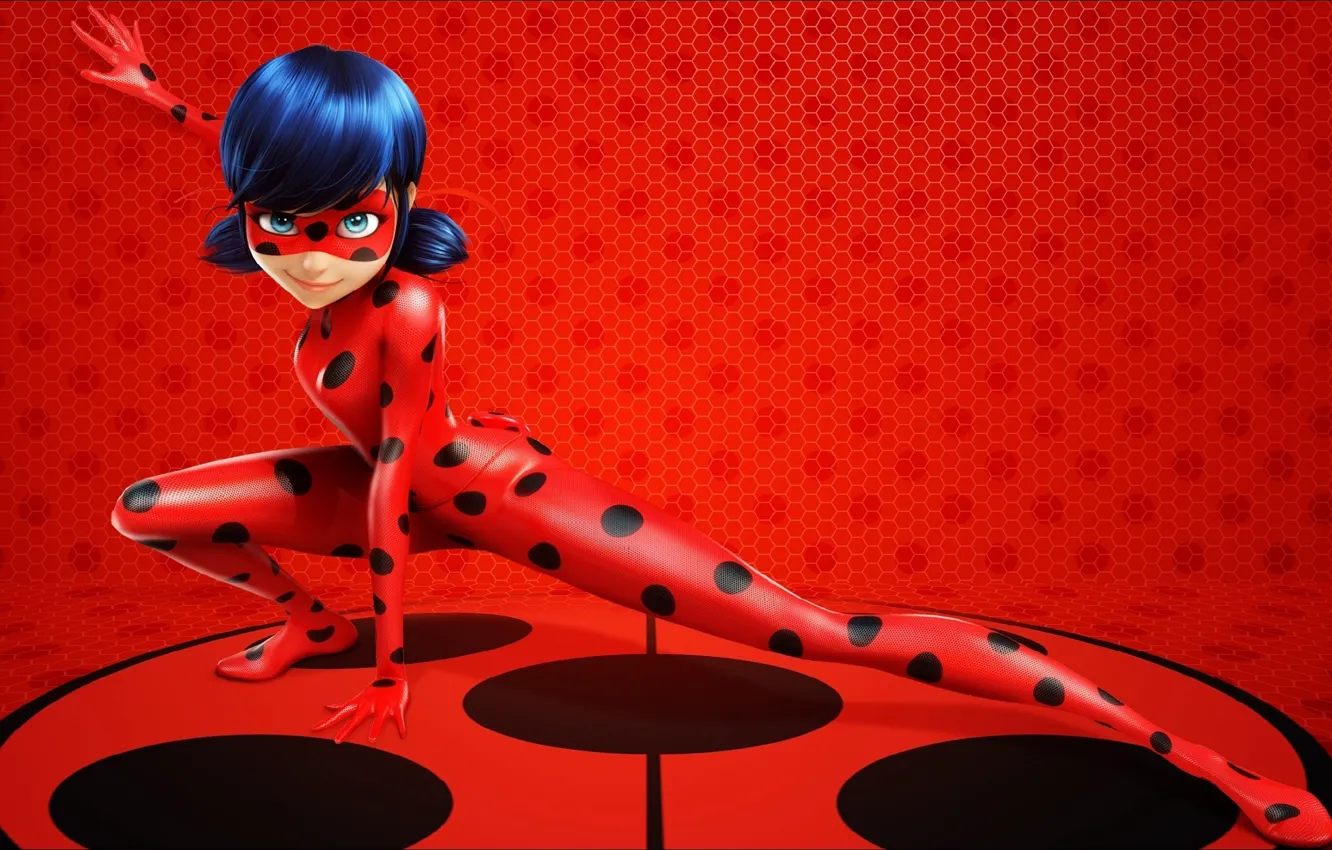 Photo wallpaper for children, lady bug, Lady Bug, For kids