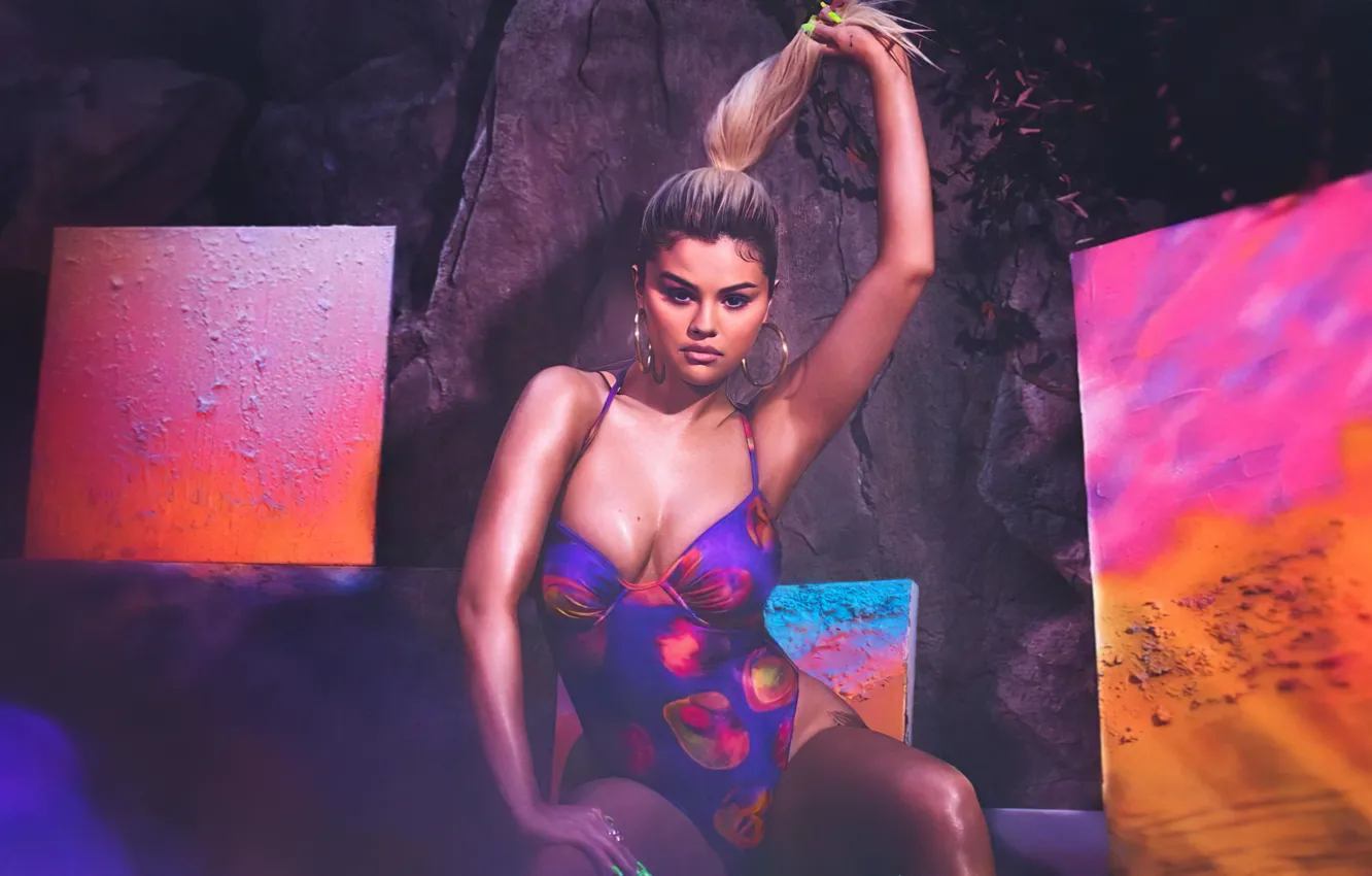 Photo wallpaper wallpaper, 2021, swimsuit, Selena Gomez, UHD